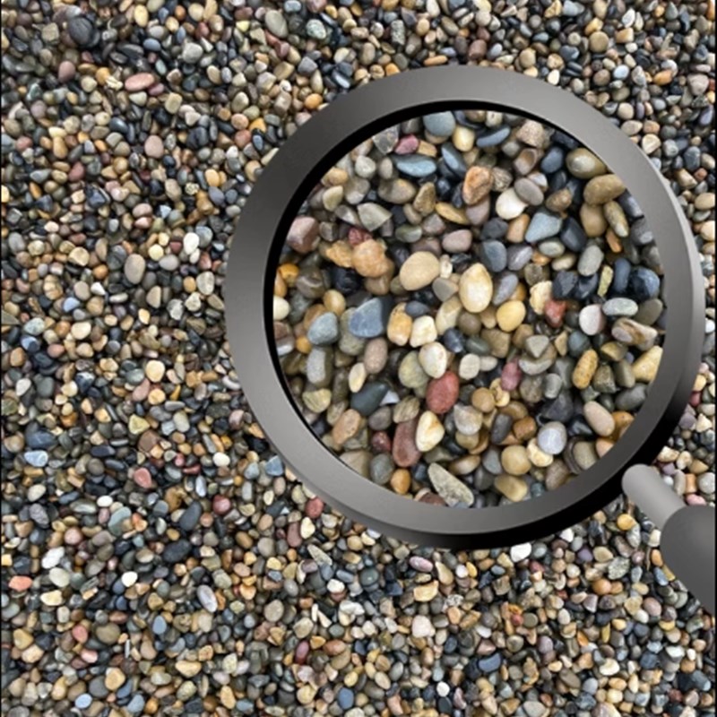 甘肃鹅卵石天然溪流石原石鱼缸造景沼泽过滤地暖回填找平豆石石头