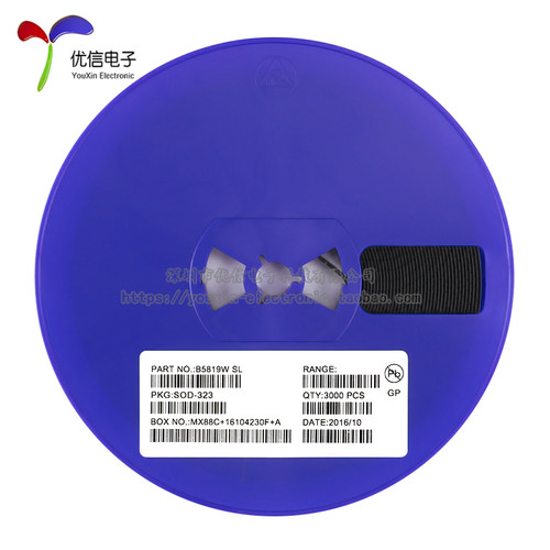 贴片 B5819W SOD-323封装 丝印SL 肖特基二极管(10只)