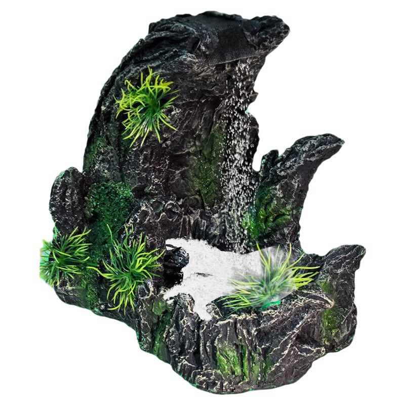 造景神器微景观大小型动感流沙瀑布漂浮青苔乌龟爬台配沙天空之城