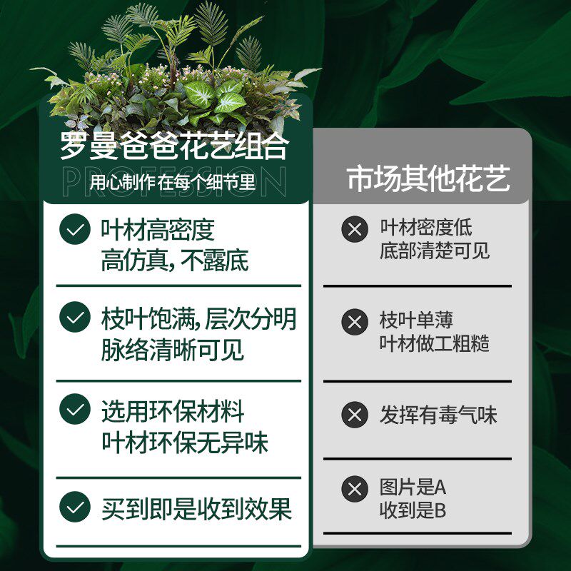 仿真绿植虎皮兰造景组合室内橱窗阳台花槽植物盆景装饰景观摆件