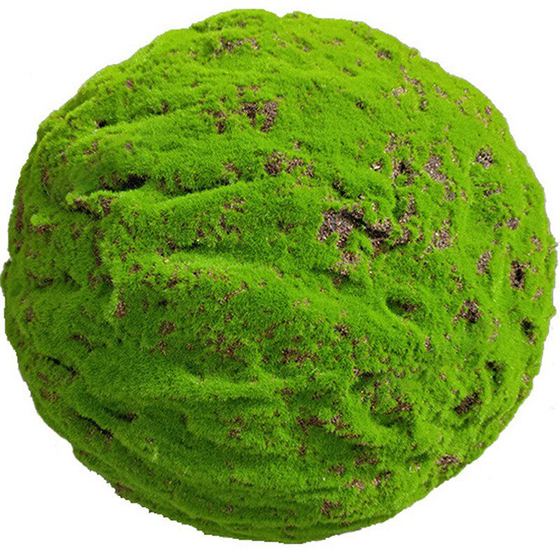 假防真人造青苔球植物球仿真苔藓球苔癣球造景草球吊顶绿球商场大