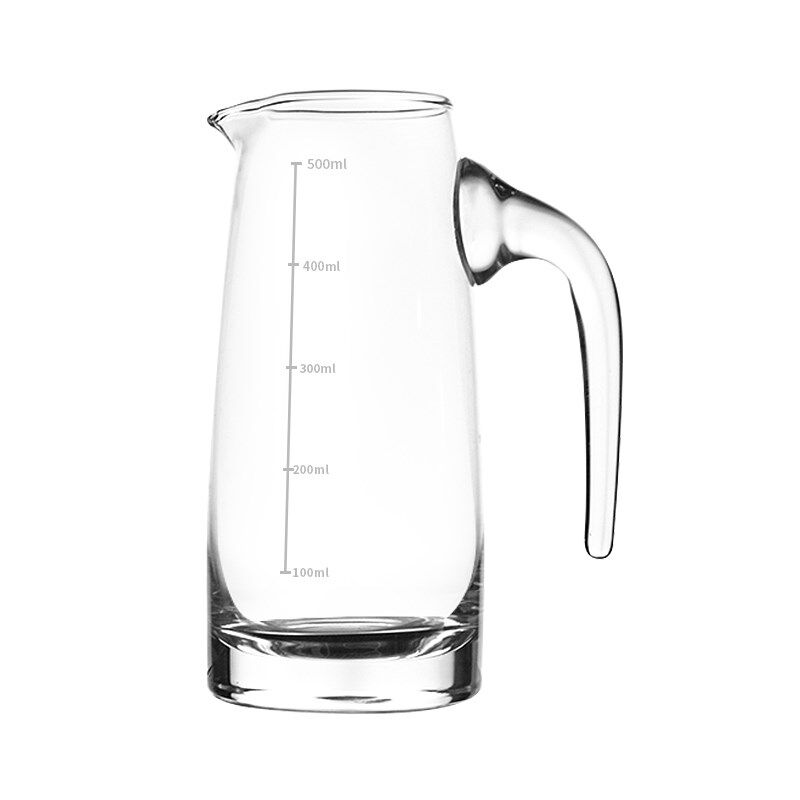 中式轻奢分酒器红酒醒酒器家用大号水晶玻璃酒具带把白酒分酒壶