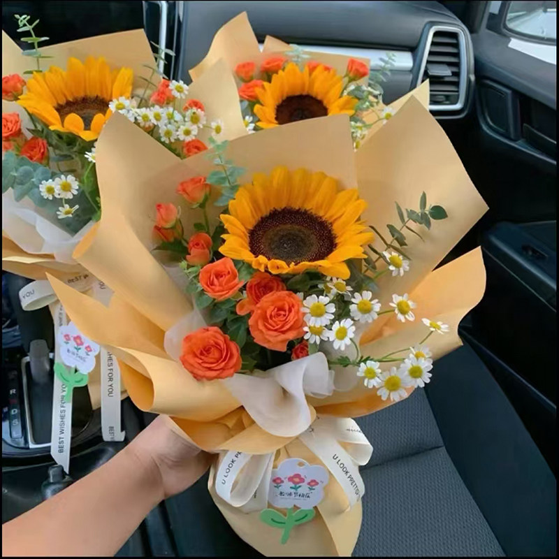 教师节花束团购向日葵玫瑰小花束