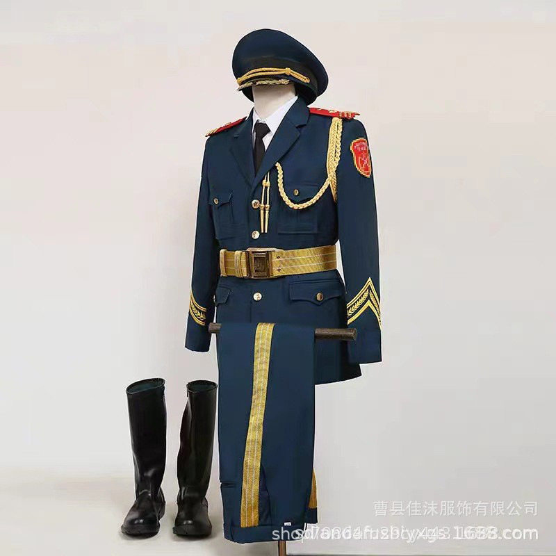 2026新款大中学生学校军乐团班护卫队演出服升旗手服装护旗仪