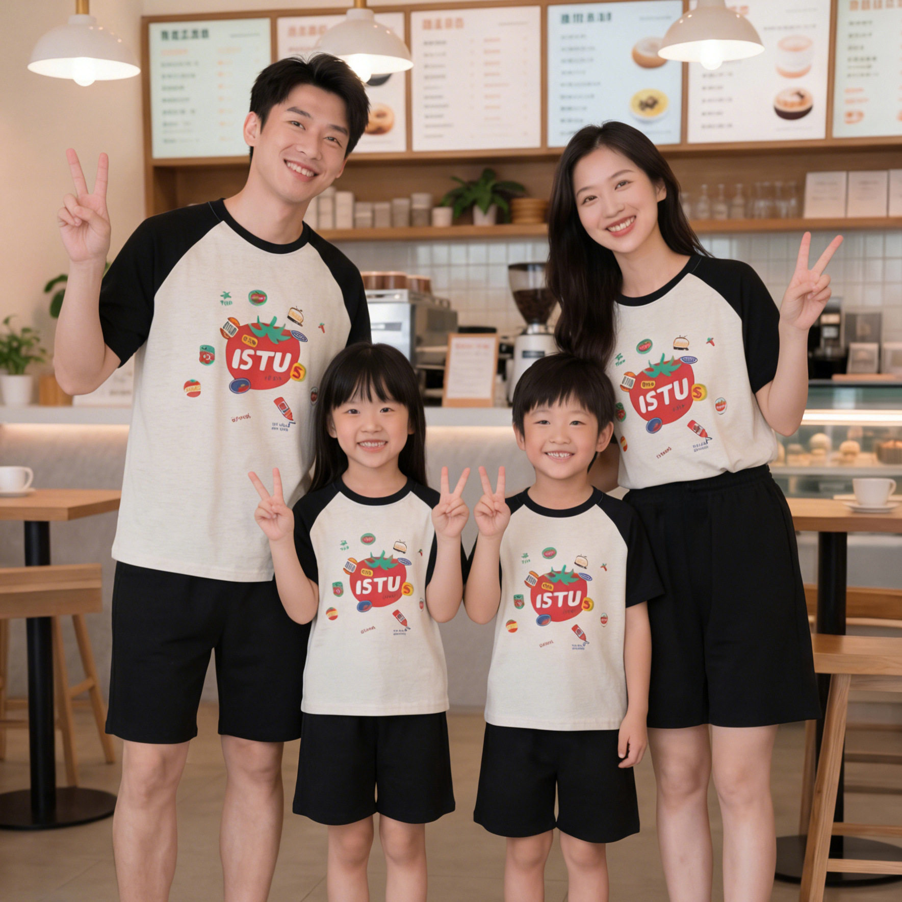 2026新款夏季亲子装一家三四亲子装/亲子时装