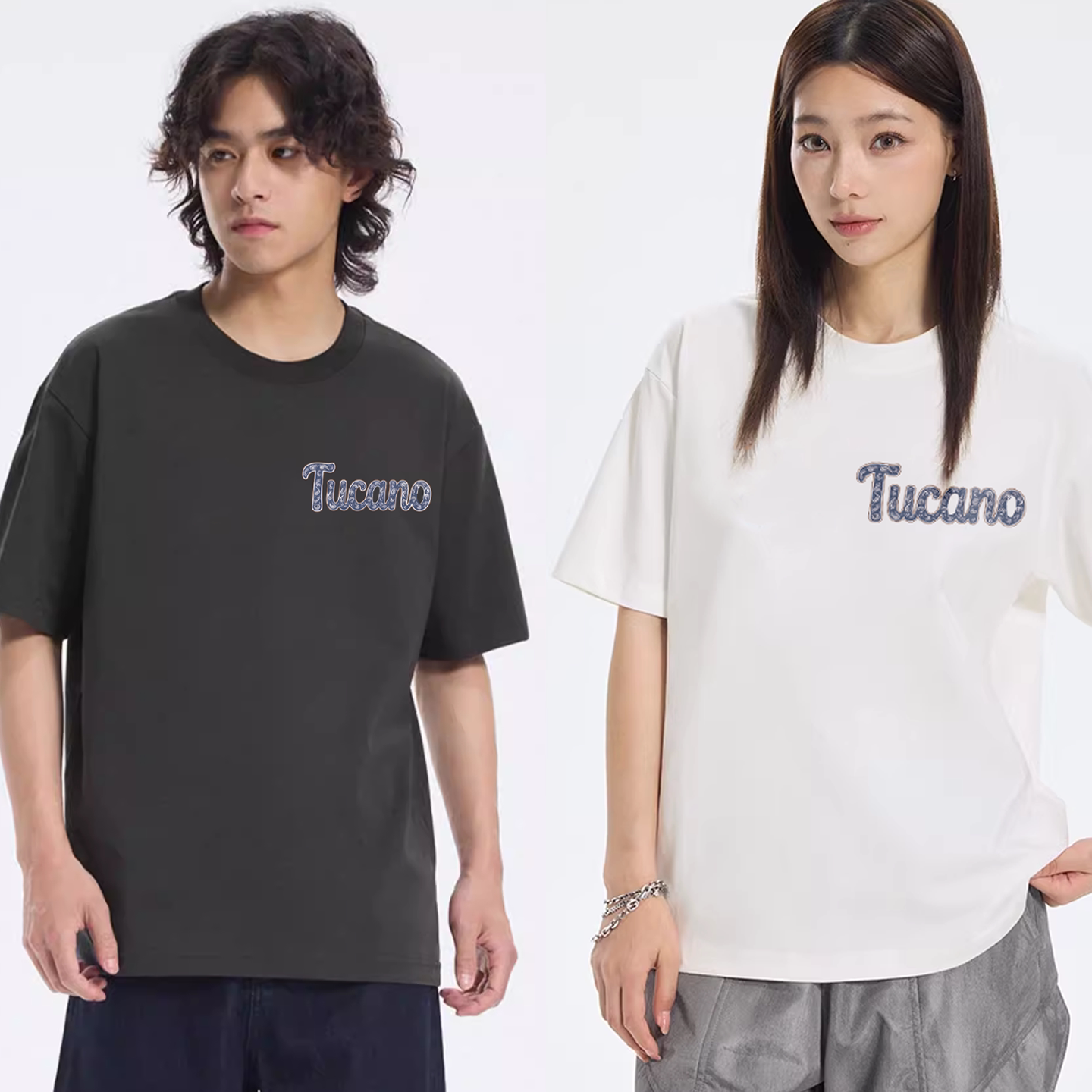 TUCANO/啄木鸟重磅纯棉潮牌短袖夏季半袖上衣服情侣打底衫圆领