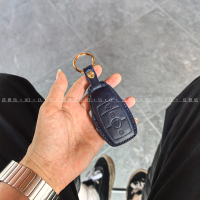 适用于奔驰e300l车c260l扣a200l包e级c级s级glc300l/glb220钥匙套