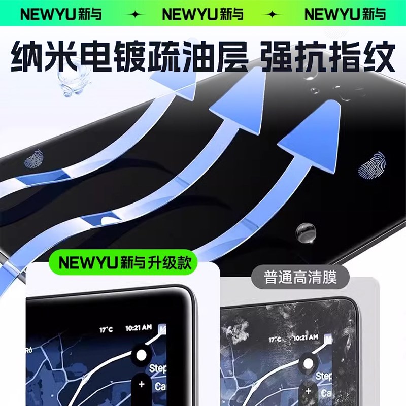 适用24款奥迪A4中控导航显示屏幕钢化膜仪表保护贴膜车内用品装饰
