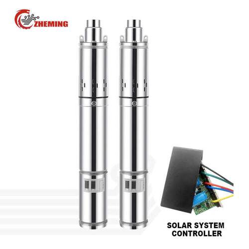 太阳能螺杆泵3”24v48v72v扬程直流无刷太阳能潜水泵SOLARPUMP