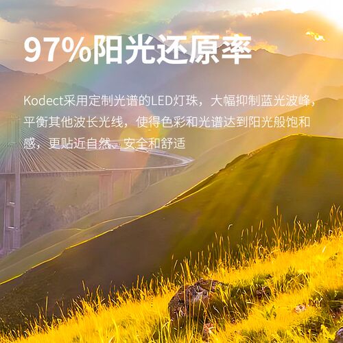 全光谱高显色超高亮LED灯泡低蓝光Ra97护眼E27植物生长光源220V