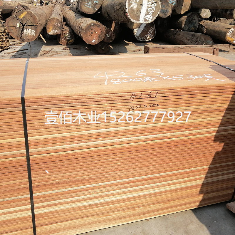 菠萝格防腐木地板户外柳桉木实木板材室外露台花园木方巴劳木条图片