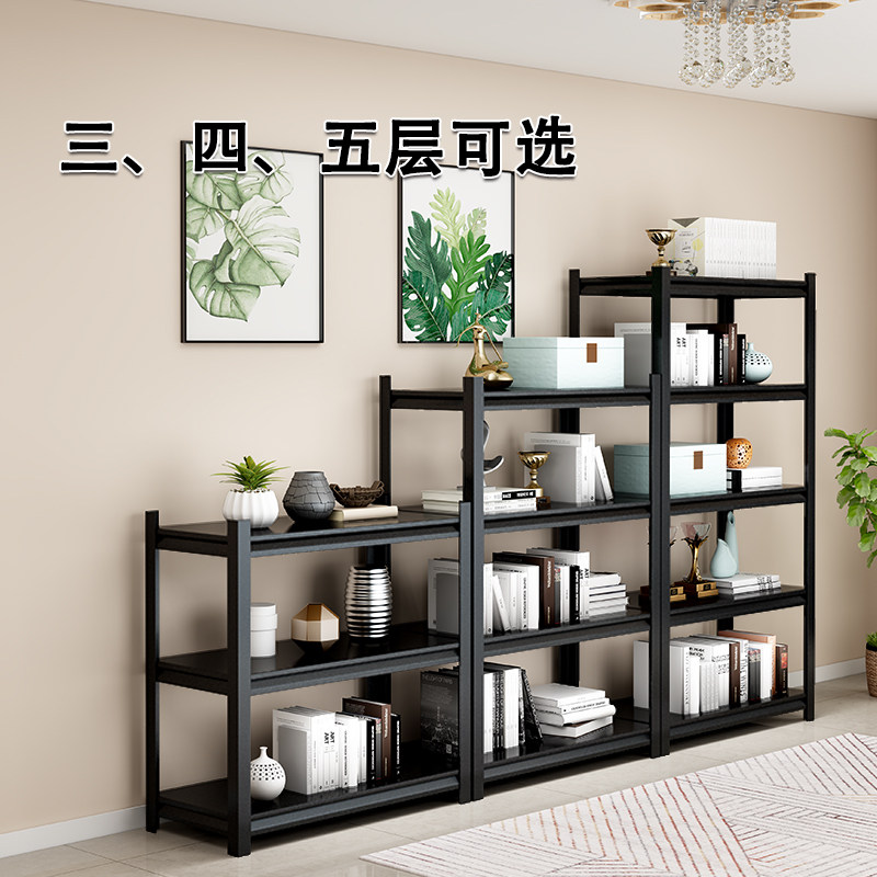 客厅落地置物架电视旁铁架子阳台杂物架多层厨房收纳物品储物层架