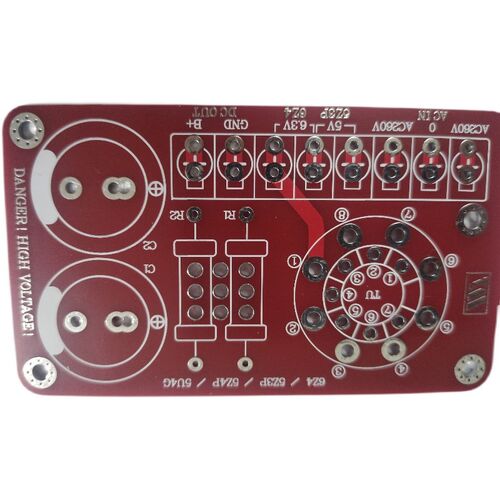 WZ-TU 电子管胆整流电源PCB 适用6Z4/5Z3P/5Z4P/5AR4电子管多功能