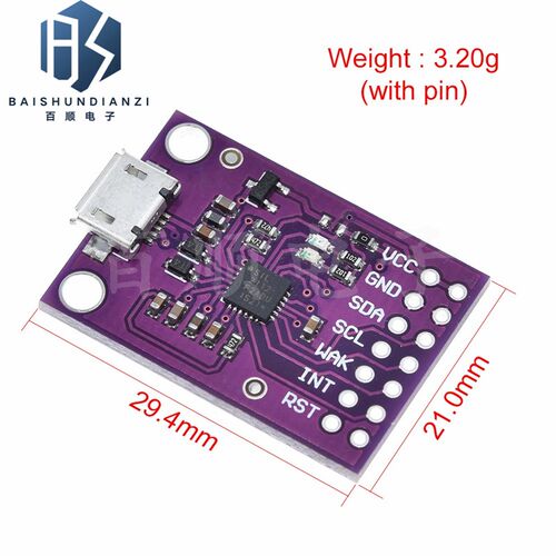 MCU-2112 CP2112 调试板 USB转I2C通信模块