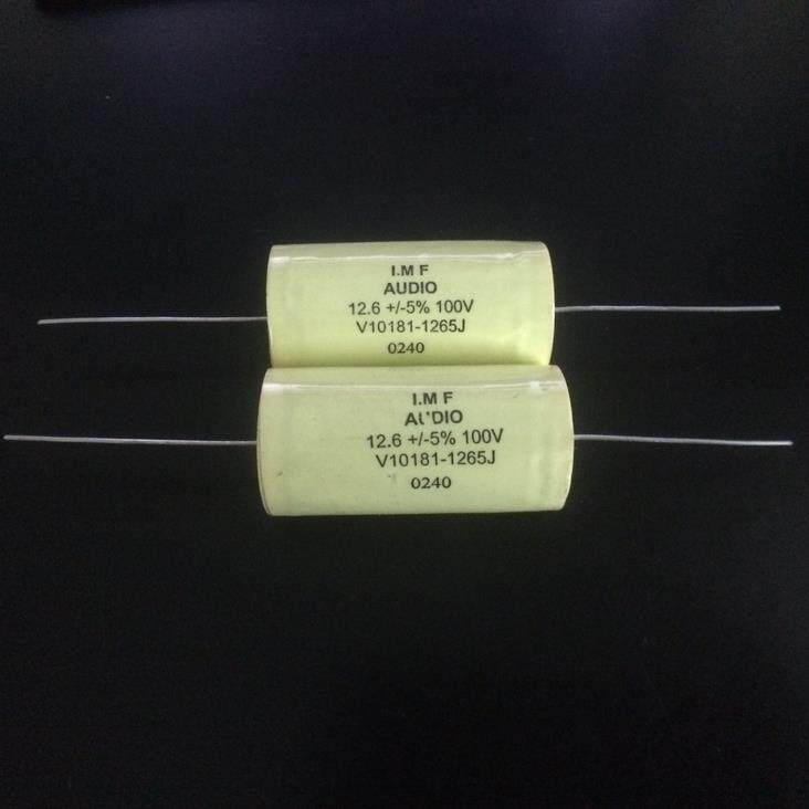 美国I.M.F-AUDIO 12.6UF 100V 箔膜发烧音频专用无极电容