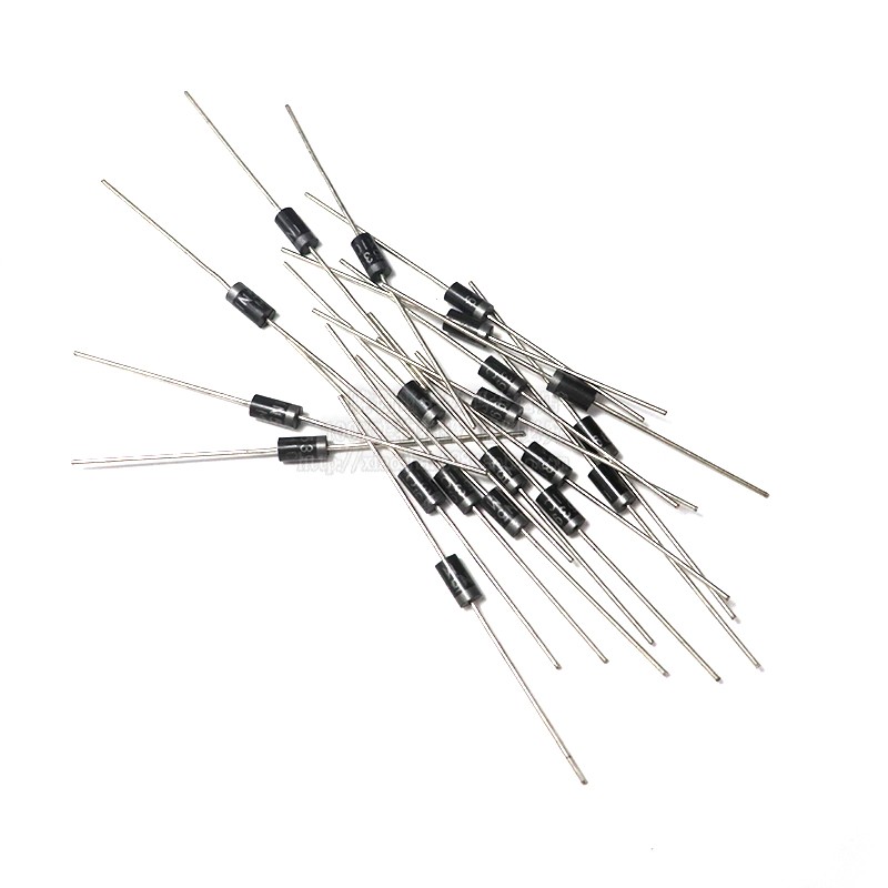 1N4007/10A10/5408/5819/5817/5822/FR207/FR107整流肖特基二极管 - 实物图