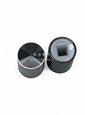 铝按键帽10x10黑色铝合帽外铝内胶按键帽3.2mm方孔轻触开关按键帽