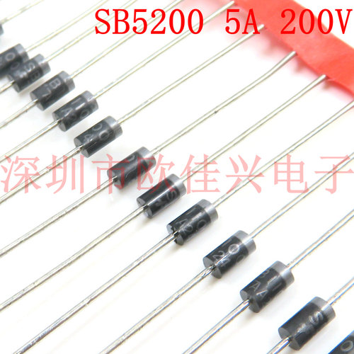 全新 SR5100 SB5100 5A100V SR5200 SB5200 5A/200V 肖特基二极管