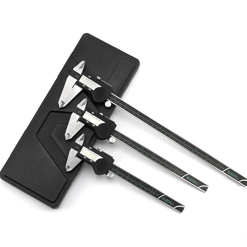 伊莱科不锈钢电子数显游标卡尺IP54级防水防尘专业测量工具0300mm