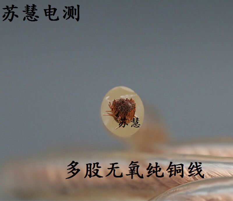 透明护套线 2.5平方/4平方/6平方/20平方接地线 多股软铜线铜绞线