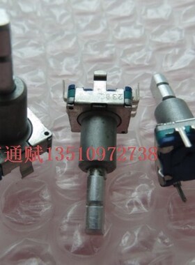 日本ALPS 旋转编码器 脉冲开关 EC11带开关30位15脉冲21细2边半轴