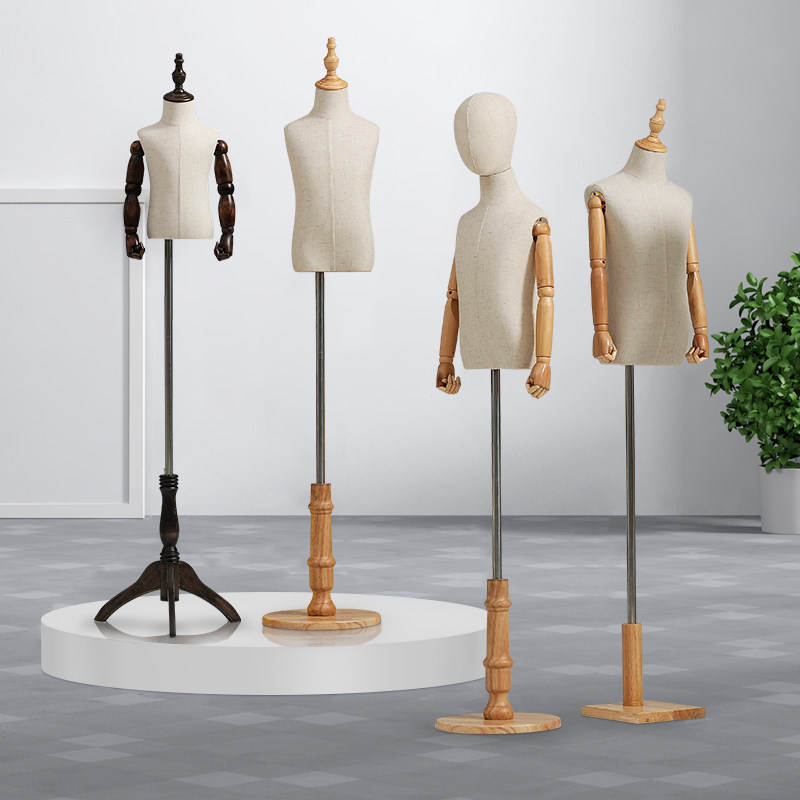 服装店儿童包布模特道具半身橱窗展示全身童装小孩模特婴幼展示架