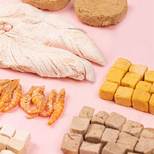 冻干鸡胸肉鸡肉粒猫咪零食500g桶装宠物狗幼孕猫犬营养拌食肉干罐