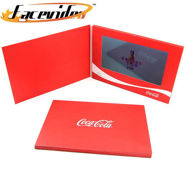 7寸视频贺卡播放器LCDTFT电子宣传册MP4企业广告画册日系风格