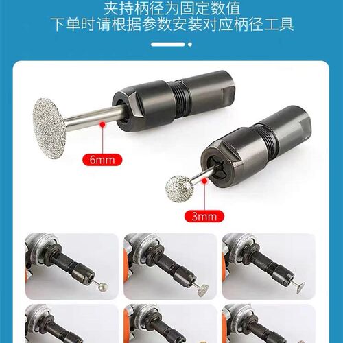 角磨机动力磨头转换磨头改进型直磨机多功能切割机车削雕刻机床