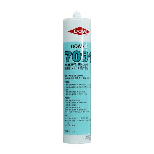 DOWSIL/陶熙道康宁7091有机硅电子密封胶醇型粘结剂玻璃胶黑/白色