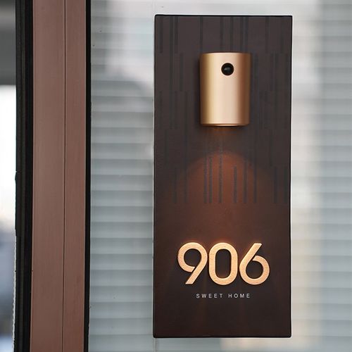 免接线磁吸充电感应灯门牌标牌入户门工作室门牌号挂牌定制