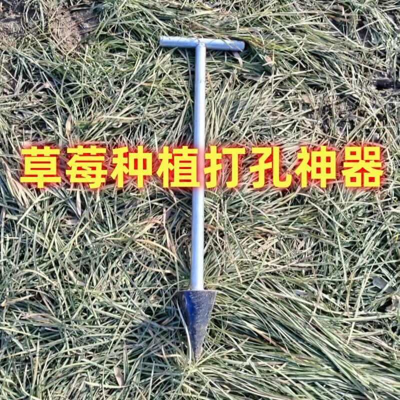 新款草莓打窝器打孔器定植打孔器打眼器型草莓钻孔神器