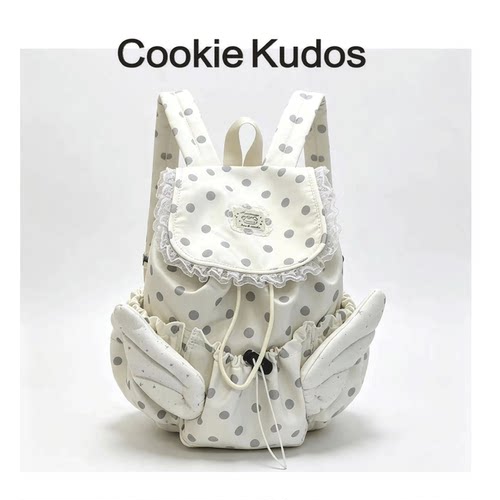 CookieKudos波点大容量双肩包