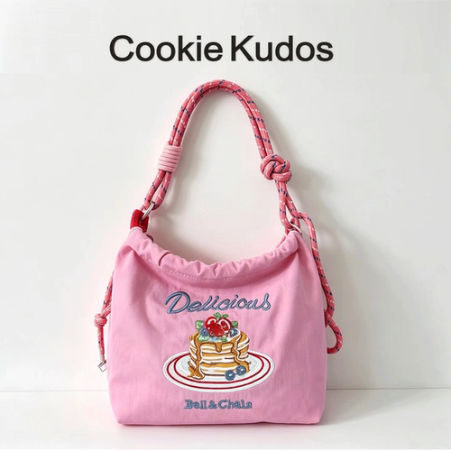 CookieKudos日系刺绣腋下包