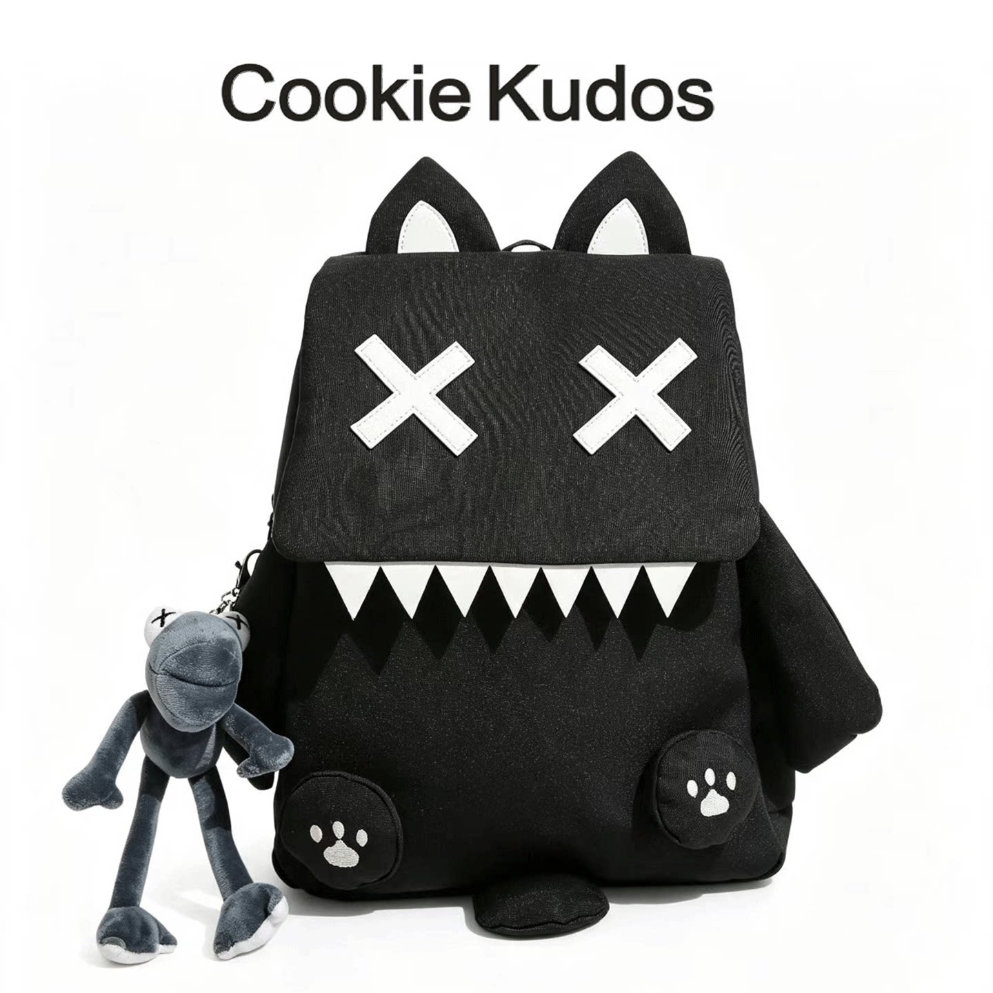 Cookie Kudos原创潮牌搞怪双肩包学生个性丑萌大容量丑萌情侣书包