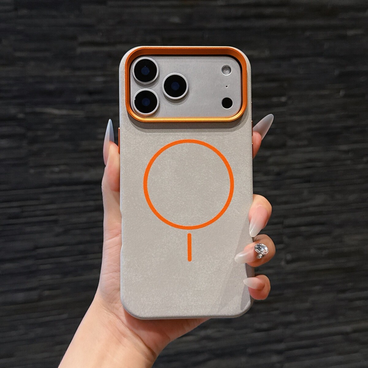 适用iPhone14promax手机壳大象皮纹简约高级感iPhone14pro保护壳