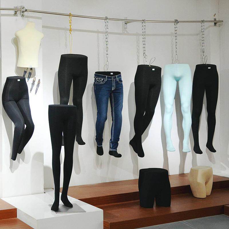 男裤模软体下身模特造型腿模女服装店牛仔裤展示道具真人感