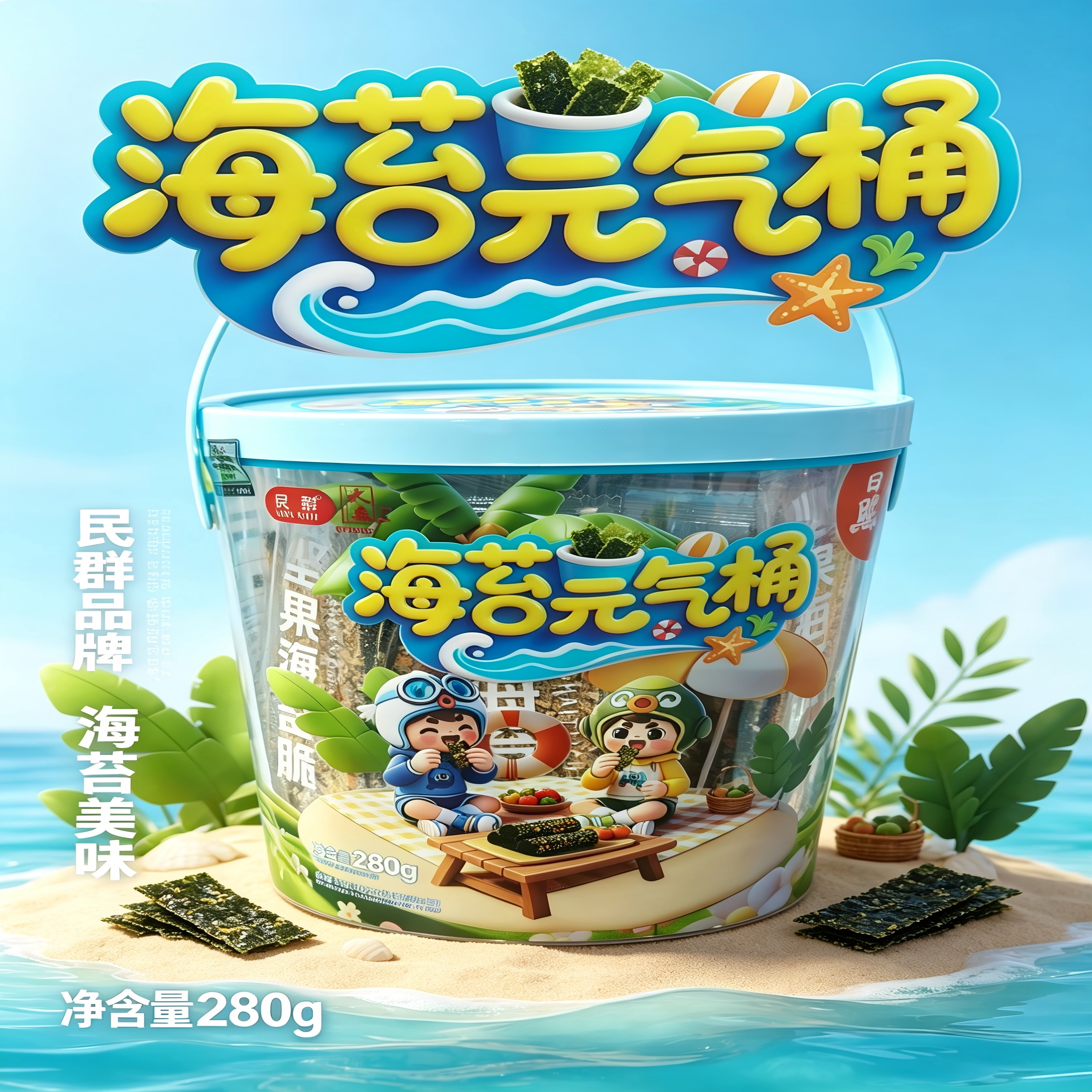 民群海滨风味海鲜大礼包解馋