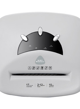 SUNWOOD三木5级保密办公商用SD9511碎纸机单次17张持续10分钟34L