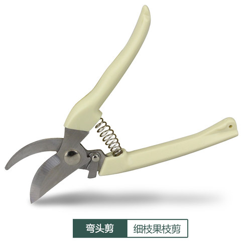 园艺剪刀直头 弯头 花枝剪刀修枝剪刀园林剪刀剪果树盆栽绿植修枝