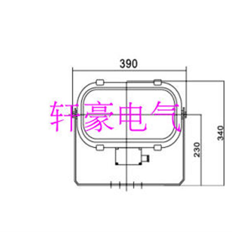 船用灯具 港口码头投光灯 30W投光灯 长度390mm LEG投光灯TG20