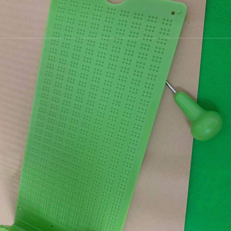 包邮9行30方加厚盲人写字板盲文写字板带盲笔送盲纸盲人学习用品