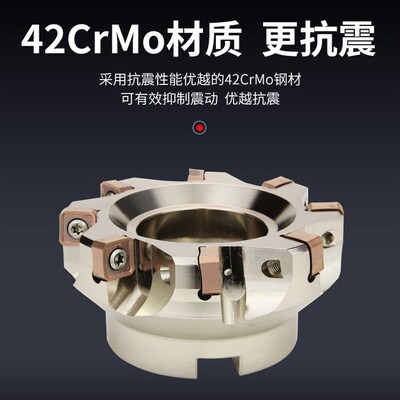 重切削面铣刀盘88度MFB288快进给双面铣刀盘MFSN飞刀盘SNMU1206