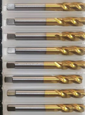YIMAIDA10x1镀钛螺旋丝锥 HSS高速钢机用丝锥