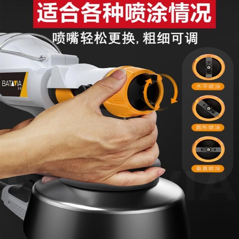 德国小型喷涂料机喷枪大功率电动喷漆枪腻子粉乳胶漆墙漆油漆喷壶