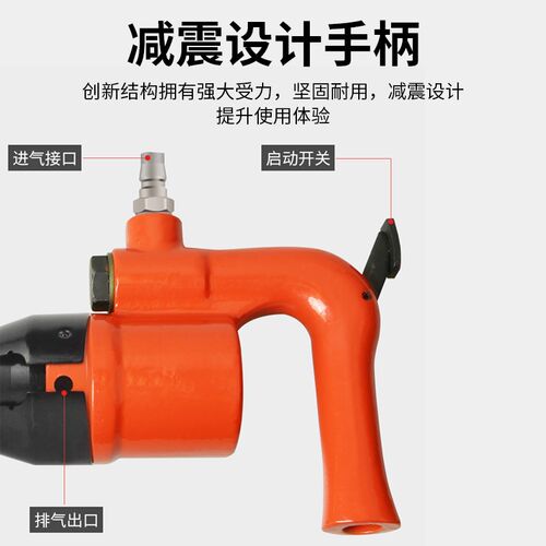 乾翰工业级强力气铲c4风镐c6气动风铲气镐混凝土破碎机气动凿气锹
