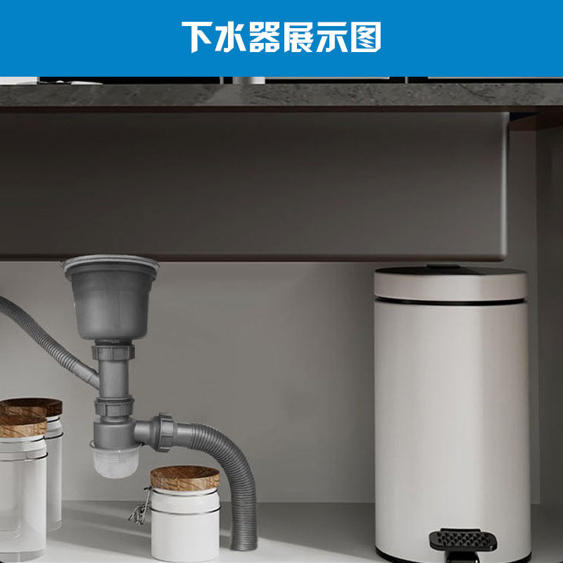 枪灰色SUS304不锈钢纳米水槽三孔大单槽手工台下洗菜盆厨房洗碗池
