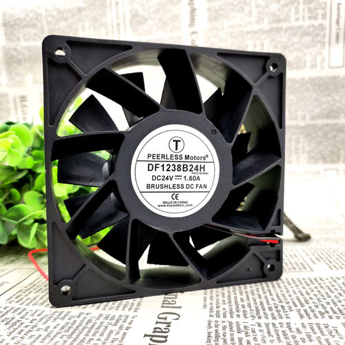 原装 PEERLESS DF1238B24H DC24V 1.60A 12cm 变频器 大风量 风扇
