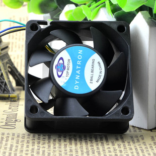 台湾正久6025 6CM 12V0.80A双滚珠暴力PWM控速四线风扇DF126025BU