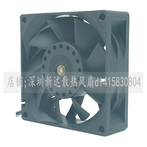 台达8CM大风量暴力机箱散热风扇FFB0812EH 8025 12V 0.80A温控PWM